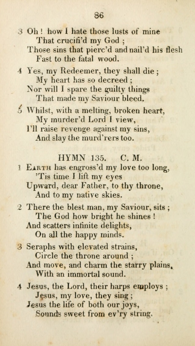 The Brick Church Hymns, Designed for the Use of Social Prayer Meetings and Families, selected from the most approved authors page 87