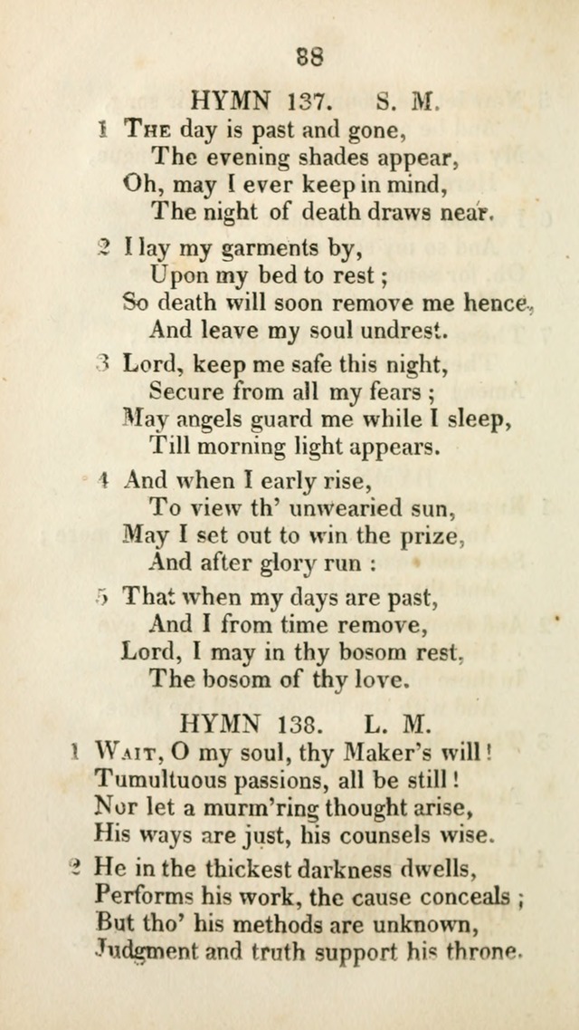 The Brick Church Hymns, Designed for the Use of Social Prayer Meetings and Families, selected from the most approved authors page 89