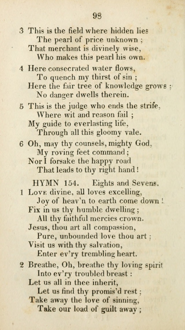 The Brick Church Hymns, Designed for the Use of Social Prayer Meetings and Families, selected from the most approved authors page 99