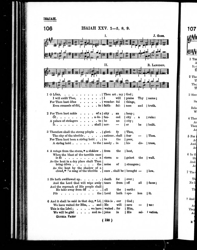 The Baptist Church Hymnal: chants and anthems with music page 131