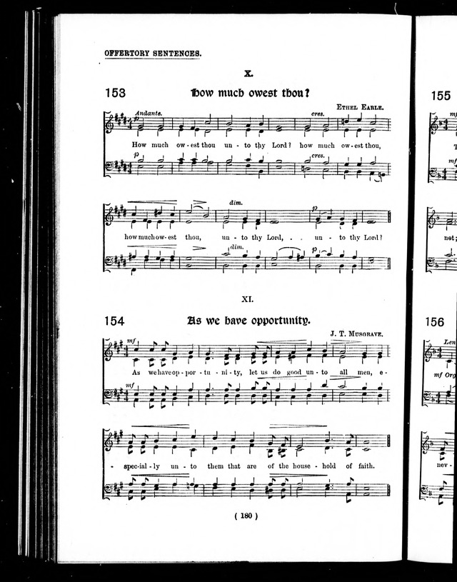 The Baptist Church Hymnal: chants and anthems with music page 186