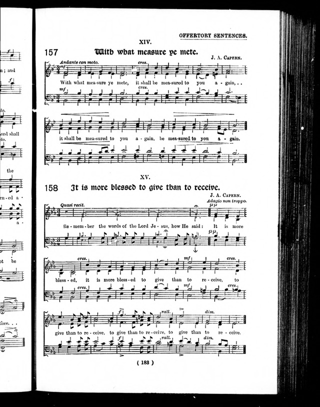 The Baptist Church Hymnal: chants and anthems with music page 189