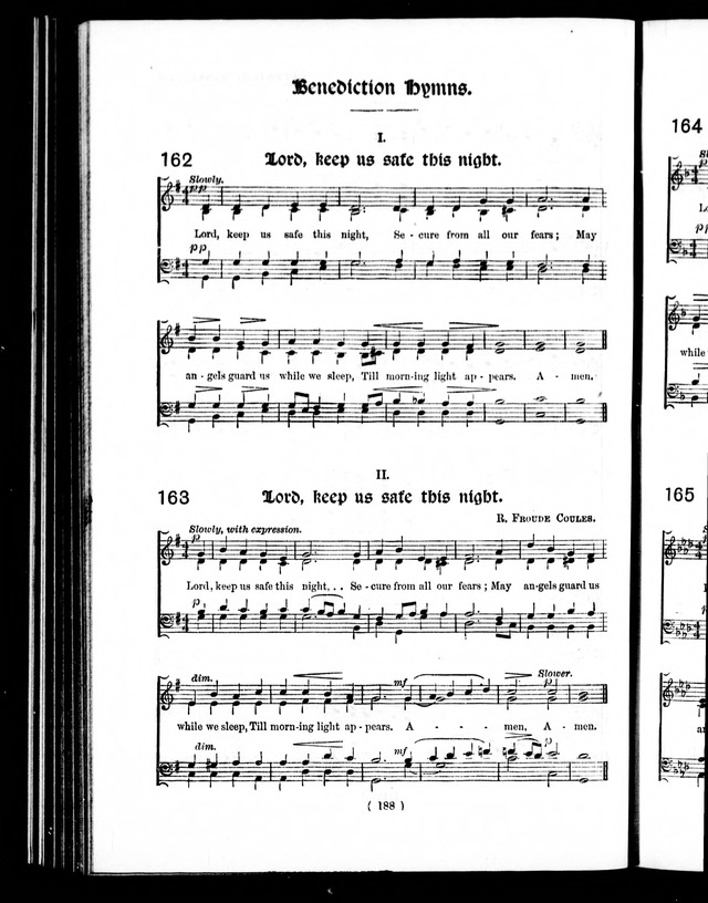 The Baptist Church Hymnal: chants and anthems with music page 194