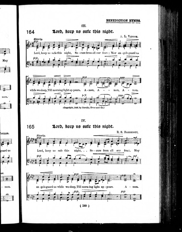 The Baptist Church Hymnal: chants and anthems with music page 195