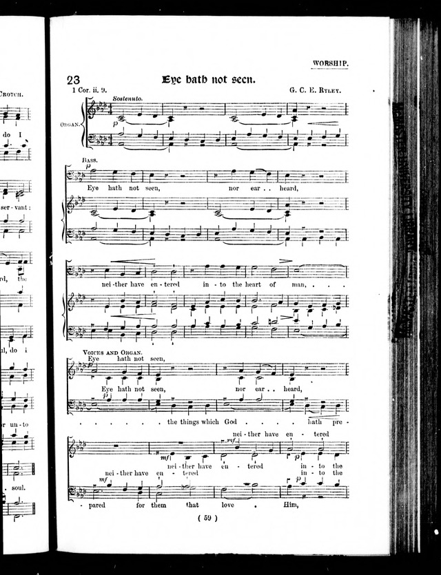 The Baptist Church Hymnal: chants and anthems with music page 268