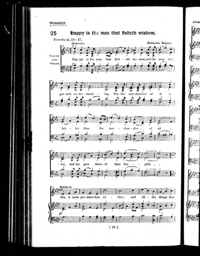 The Baptist Church Hymnal: chants and anthems with music page 271