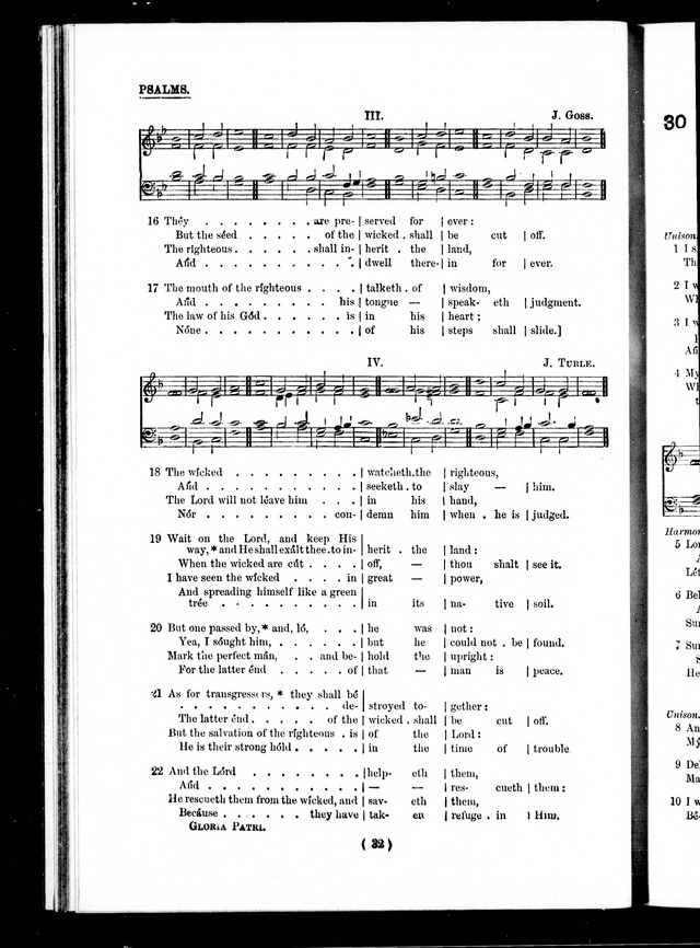 The Baptist Church Hymnal: chants and anthems with music page 32