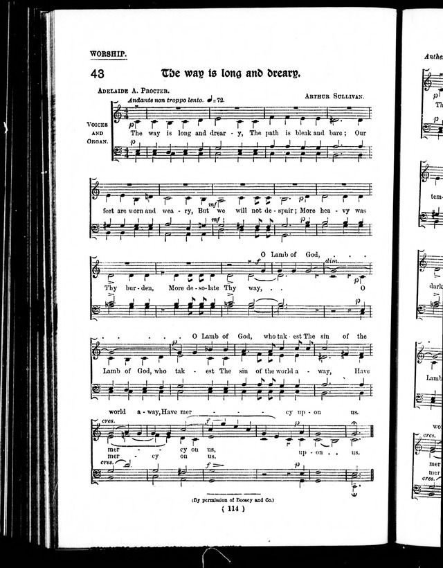 The Baptist Church Hymnal: chants and anthems with music page 323