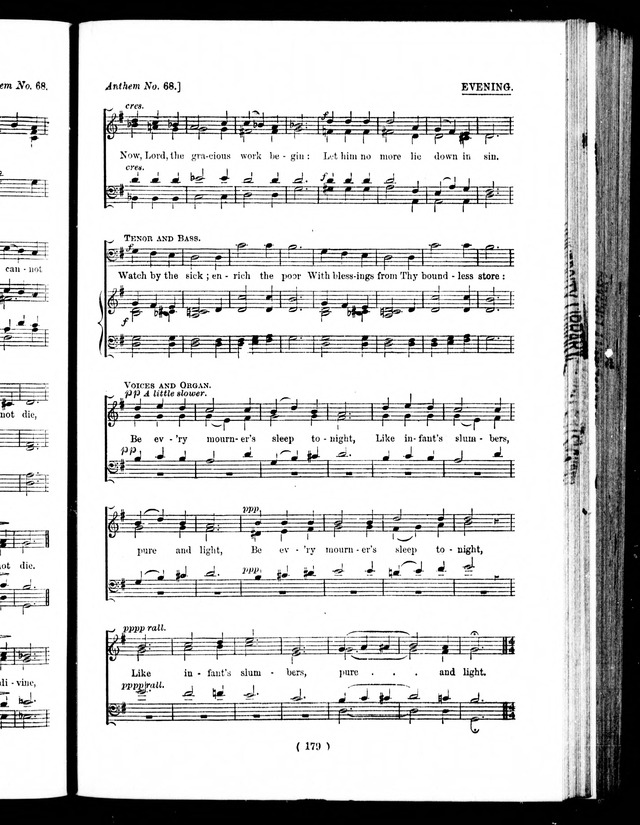 The Baptist Church Hymnal: chants and anthems with music page 391