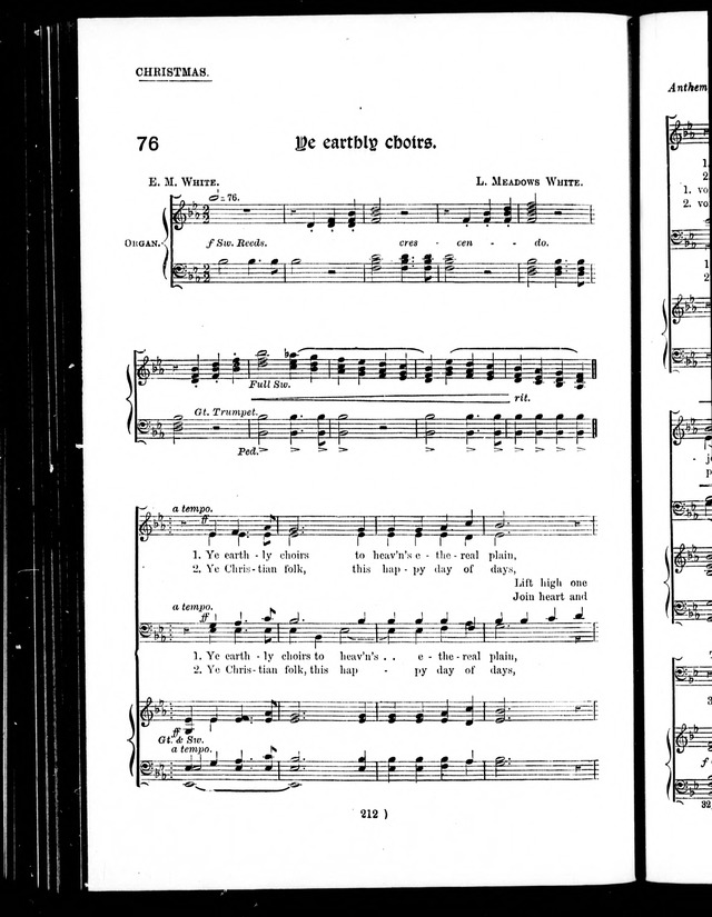 The Baptist Church Hymnal: chants and anthems with music page 424