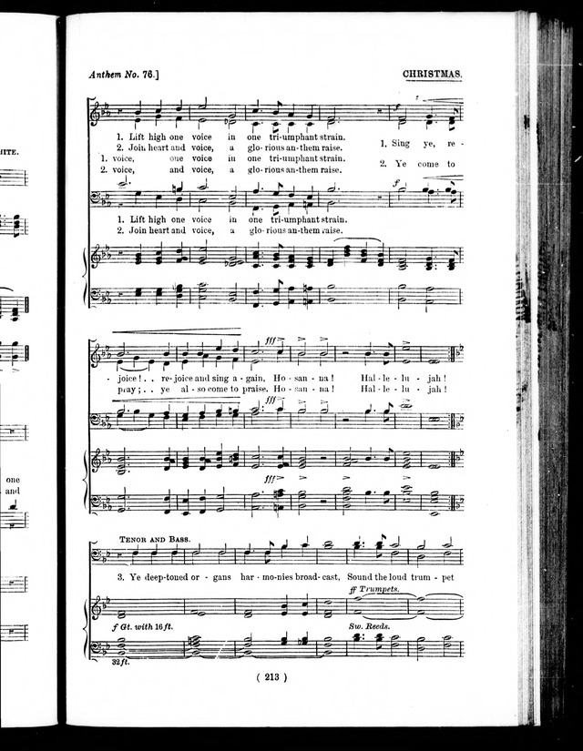 The Baptist Church Hymnal: chants and anthems with music page 425