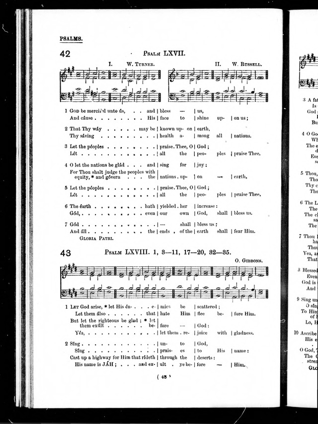 The Baptist Church Hymnal: chants and anthems with music page 48