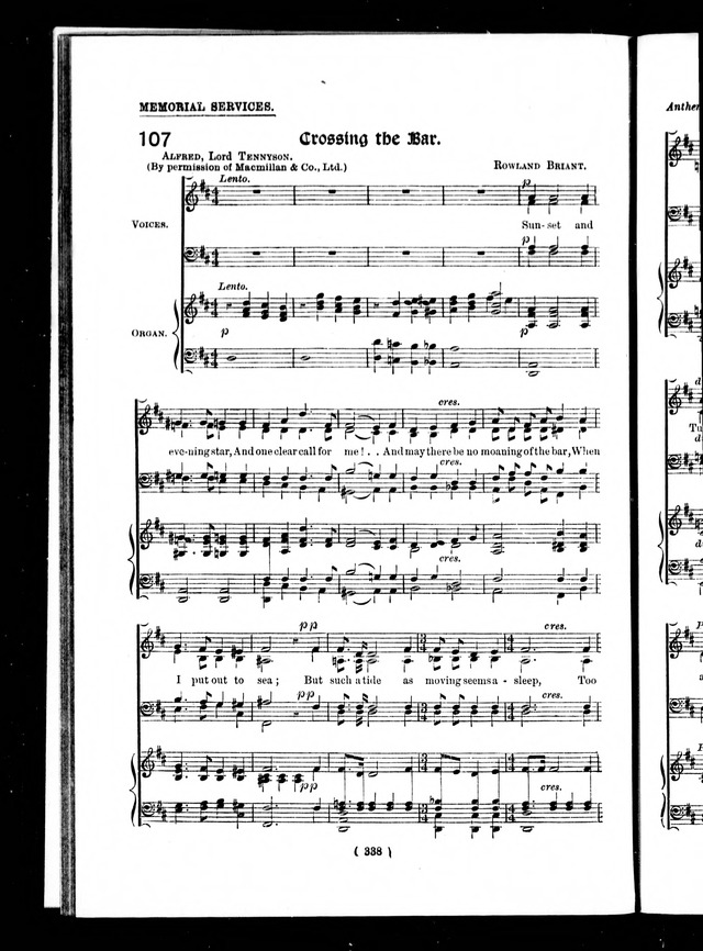 The Baptist Church Hymnal: chants and anthems with music page 553