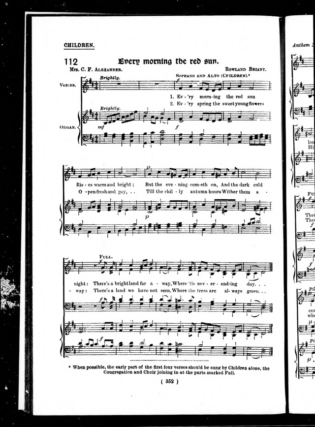 The Baptist Church Hymnal: chants and anthems with music page 570