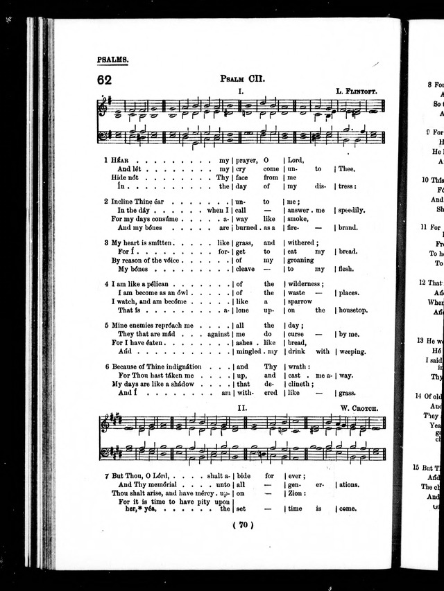 The Baptist Church Hymnal: chants and anthems with music page 73