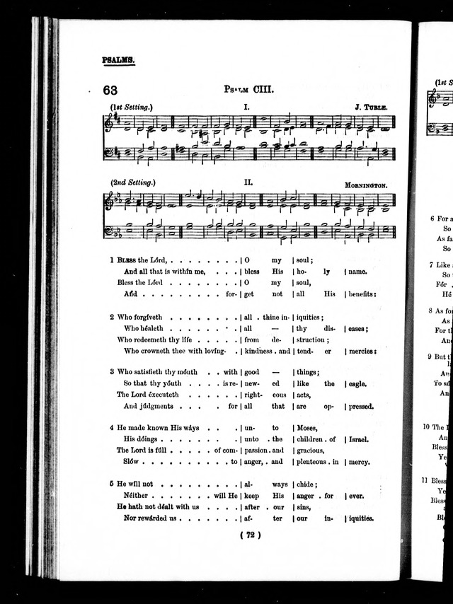 The Baptist Church Hymnal: chants and anthems with music page 75