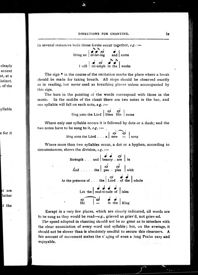 The Baptist Church Hymnal: chants and anthems with music page viii