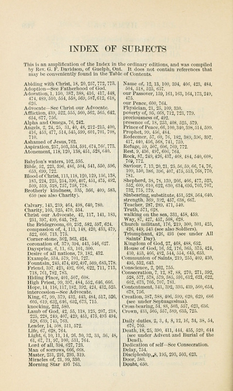 The Book of Common Praise: being the Hymn Book of the Church of England in Canada. Annotated edition page 770