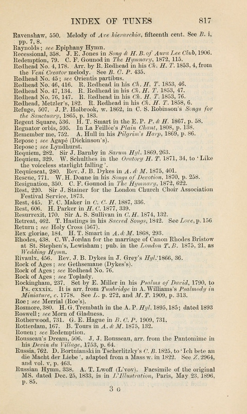 The Book of Common Praise: being the Hymn Book of the Church of England in Canada. Annotated edition page 817