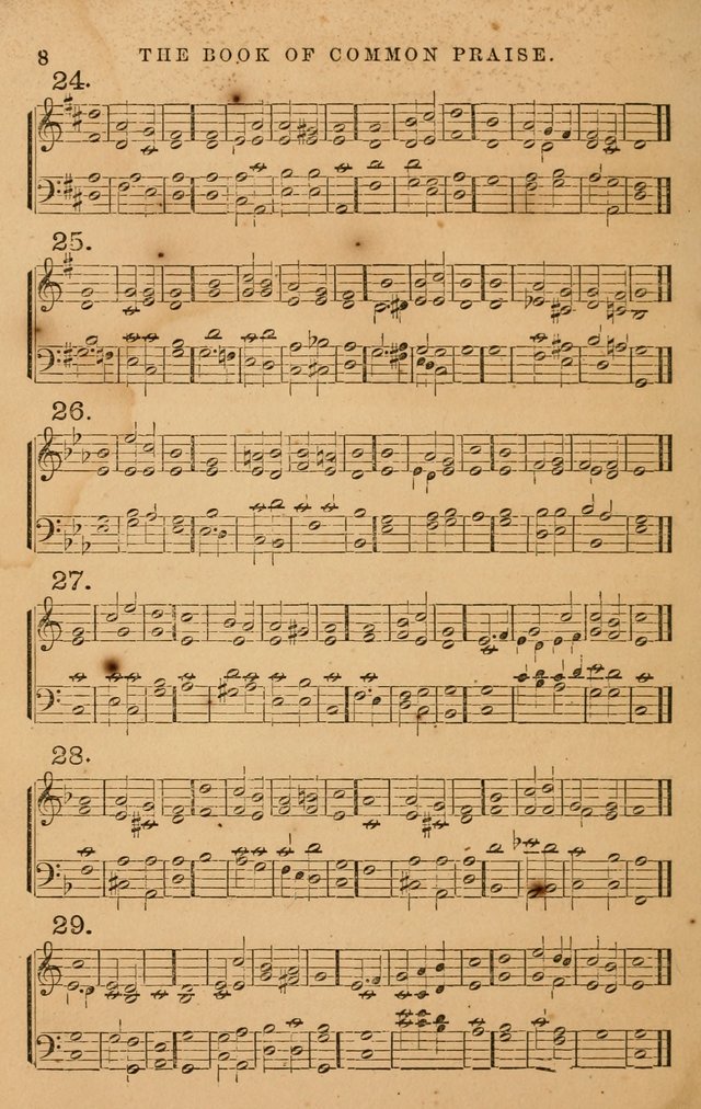 The Book of Common Praise: with music for the  Book of Common Prayer; for use in congregations and Sunday schools (Ed. B) page 10