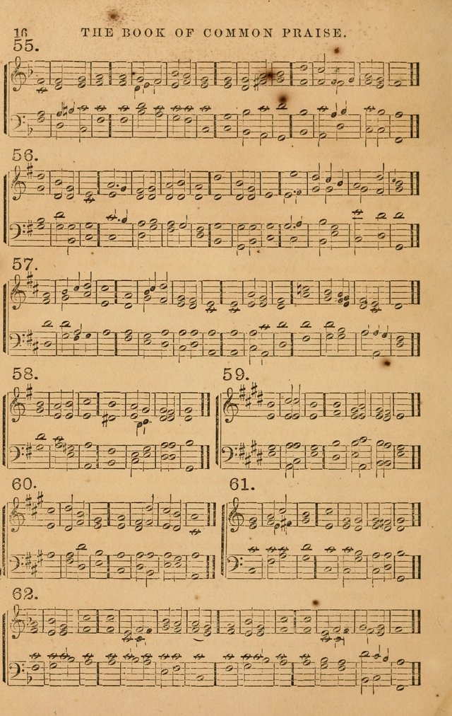 The Book of Common Praise: with music for the  Book of Common Prayer; for use in congregations and Sunday schools (Ed. B) page 18