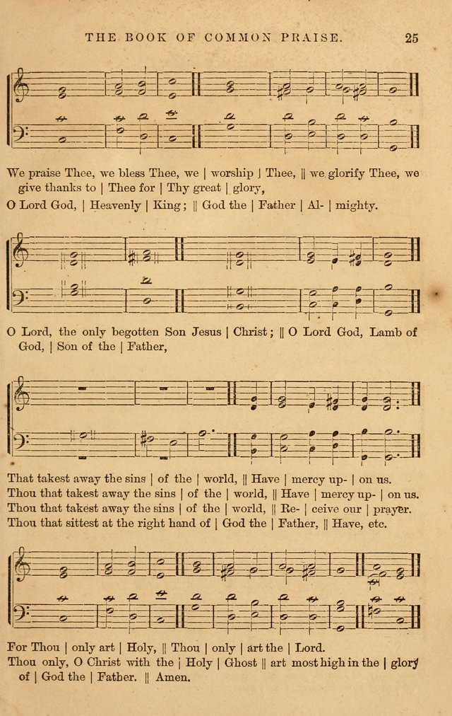 The Book of Common Praise: with music for the  Book of Common Prayer; for use in congregations and Sunday schools (Ed. B) page 27