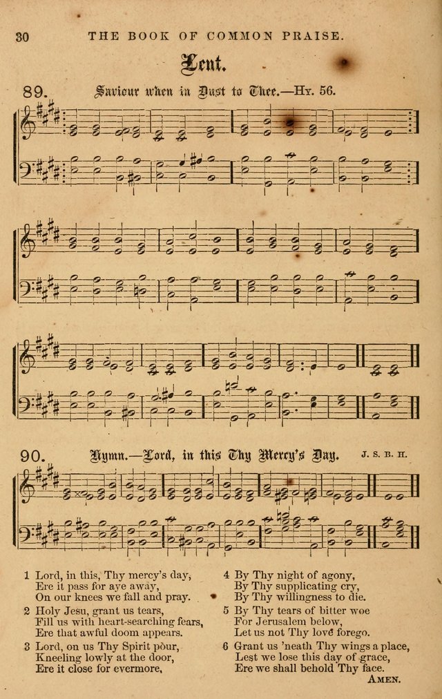 The Book of Common Praise: with music for the  Book of Common Prayer; for use in congregations and Sunday schools (Ed. B) page 32