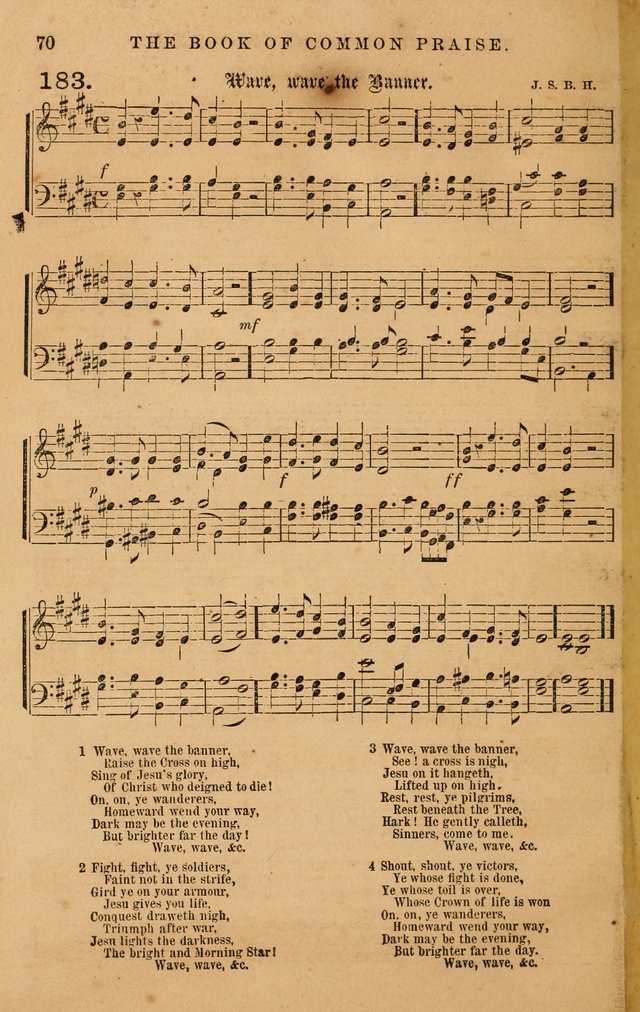 The Book of Common Praise: with music for the  Book of Common Prayer; for use in congregations and Sunday schools (Ed. B) page 72