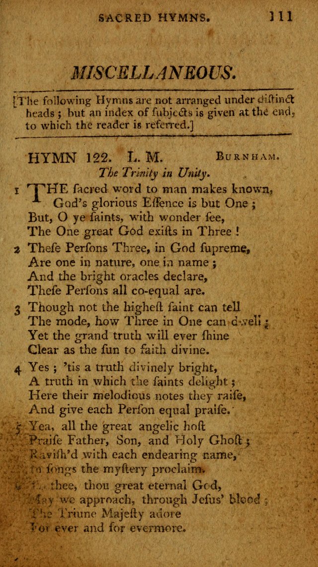 The Boston Collection of Sacred and Devotional Hymns: intended to accommodate Christians on special and stated occasions page 110