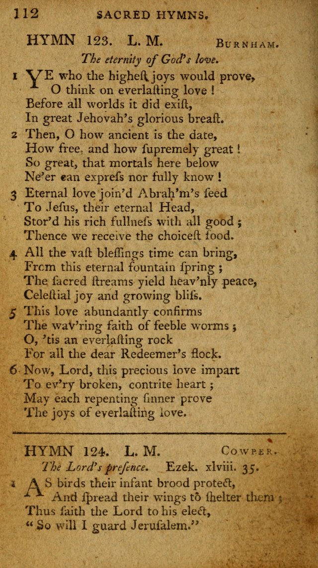 The Boston Collection of Sacred and Devotional Hymns: intended to accommodate Christians on special and stated occasions page 111