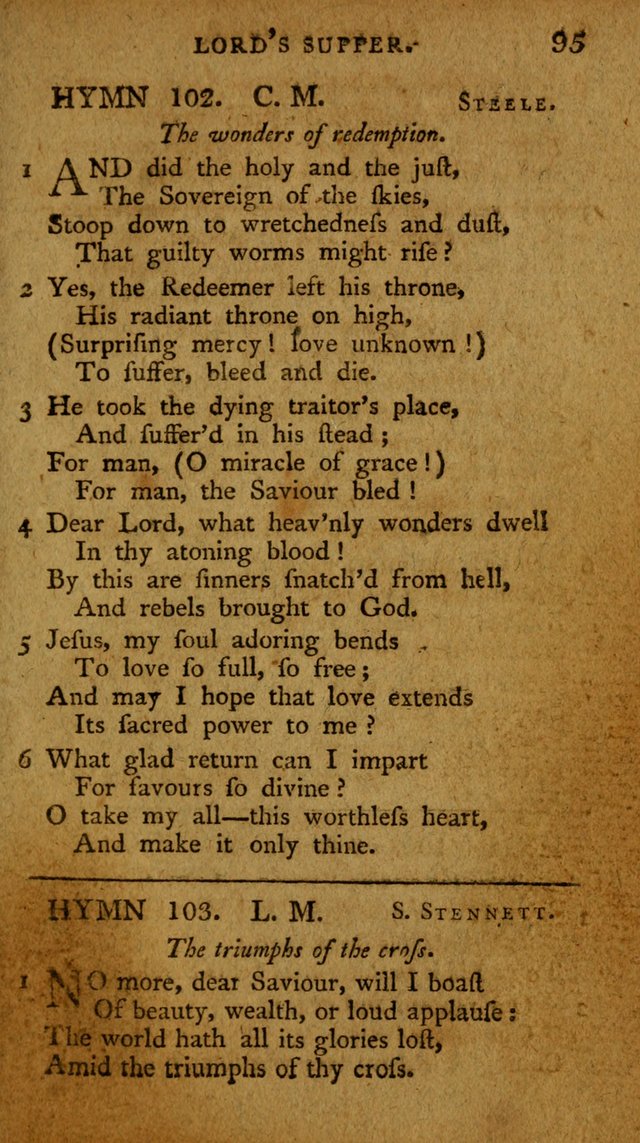 The Boston Collection of Sacred and Devotional Hymns: intended to accommodate Christians on special and stated occasions page 94