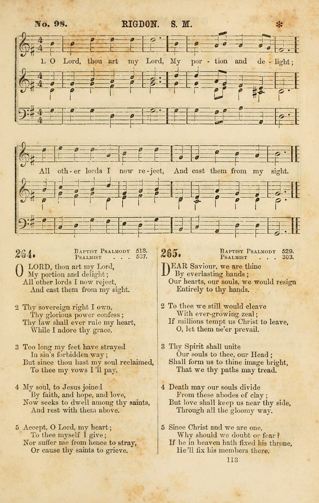 Baptist Chorals: a tune and hymn book designed to promote general congregational singing; containing one hundred and sixty four tunes adapted to about four hundred choice hymns  page 120