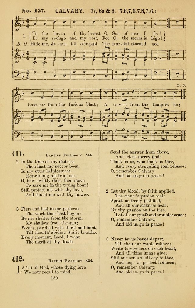 Baptist Chorals: a tune and hymn book designed to promote general congregational singing; containing one hundred and sixty four tunes adapted to about four hundred choice hymns  page 187