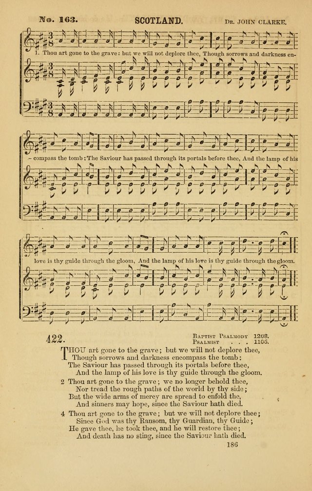 Baptist Chorals: a tune and hymn book designed to promote general congregational singing; containing one hundred and sixty four tunes adapted to about four hundred choice hymns  page 193