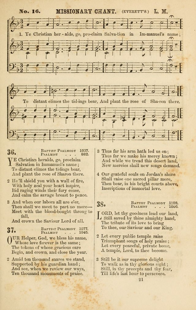 Baptist Chorals: a tune and hymn book designed to promote general congregational singing; containing one hundred and sixty four tunes adapted to about four hundred choice hymns  page 28