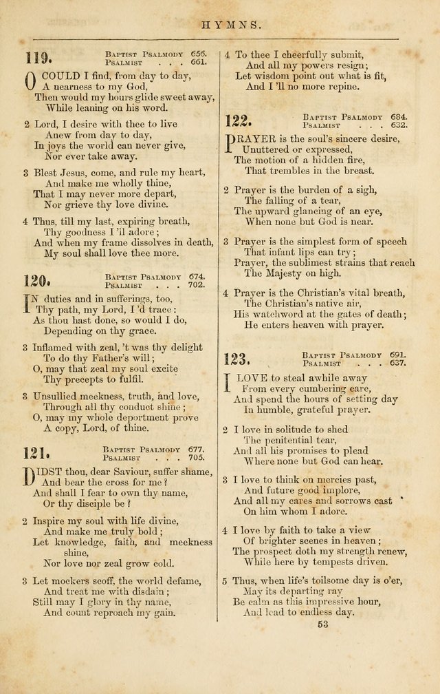 Baptist Chorals: a tune and hymn book designed to promote general congregational singing; containing one hundred and sixty four tunes adapted to about four hundred choice hymns  page 60