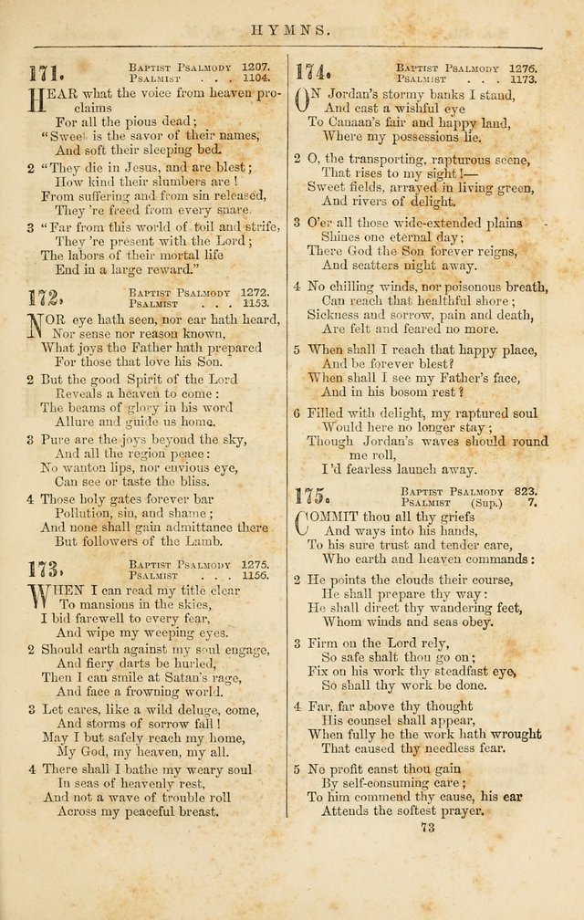 Baptist Chorals: a tune and hymn book designed to promote general congregational singing; containing one hundred and sixty four tunes adapted to about four hundred choice hymns  page 80