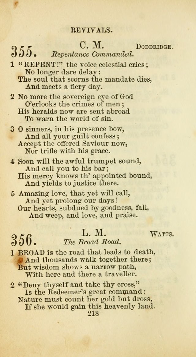 The Baptist Harp: a new collection of hymns for the closet, the family, social worship, and revivals page 247