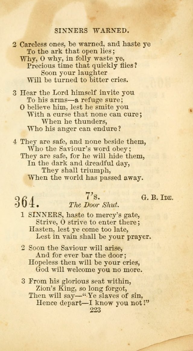 The Baptist Harp: a new collection of hymns for the closet, the family, social worship, and revivals page 252