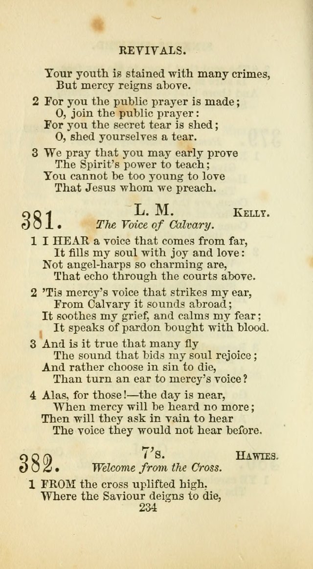 The Baptist Harp: a new collection of hymns for the closet, the family, social worship, and revivals page 263