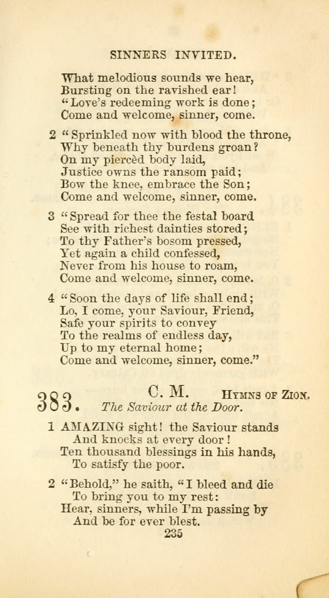 The Baptist Harp: a new collection of hymns for the closet, the family, social worship, and revivals page 264