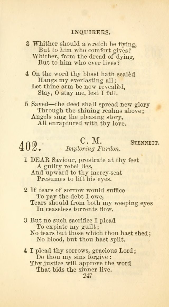 The Baptist Harp: a new collection of hymns for the closet, the family, social worship, and revivals page 276