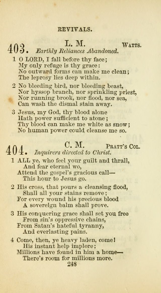 The Baptist Harp: a new collection of hymns for the closet, the family, social worship, and revivals page 277