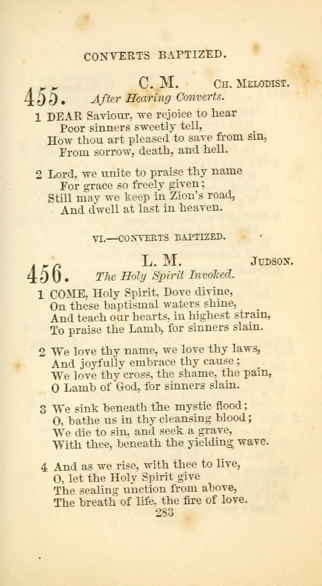 The Baptist Harp: a new collection of hymns for the closet, the family, social worship, and revivals page 312