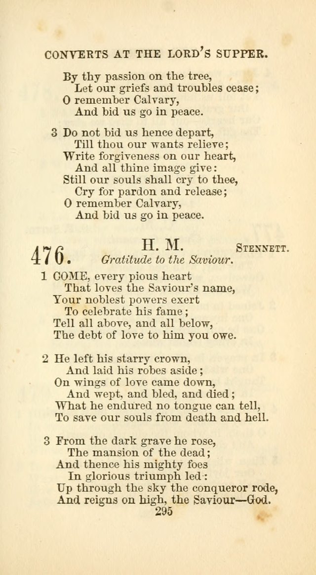 The Baptist Harp: a new collection of hymns for the closet, the family, social worship, and revivals page 324