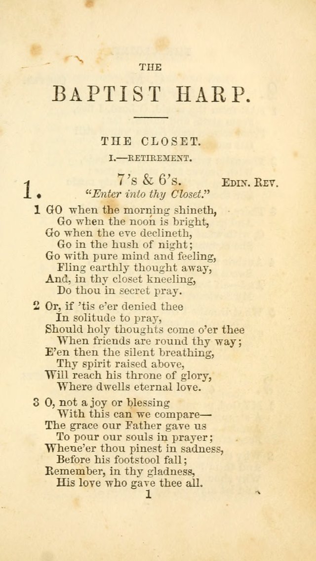 The Baptist Harp: a new collection of hymns for the closet, the family, social worship, and revivals page 34