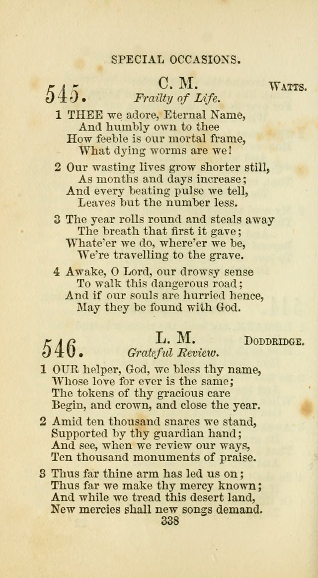 The Baptist Harp: a new collection of hymns for the closet, the family, social worship, and revivals page 367