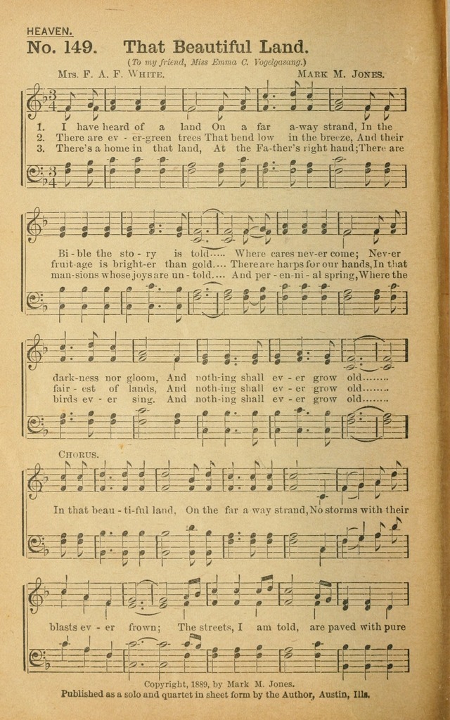 Best Hymns: from all the books and new ones to be made the best: selections from over one hundred of our best hymn writers page 124