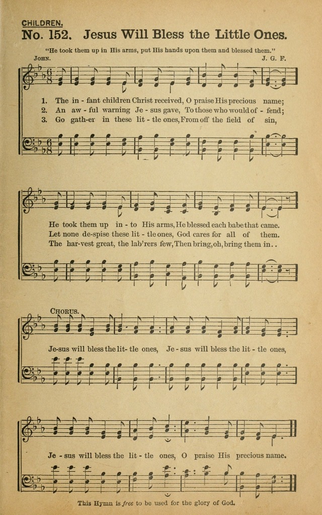 Best Hymns: from all the books and new ones to be made the best: selections from over one hundred of our best hymn writers page 127