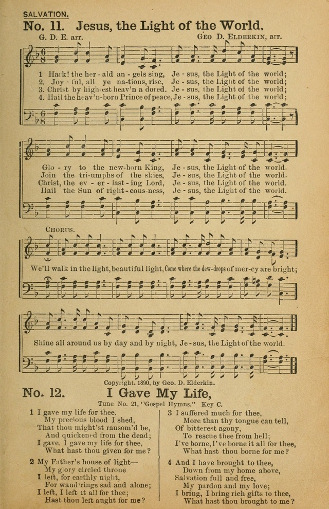 Best Hymns: from all the books and new ones to be made the best: selections from over one hundred of our best hymn writers page 17